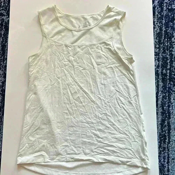 EUC Oiselle White Textured Mesh Top size 6 - Picture 1 of 4
